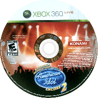 Karaoke Revolution Presents American Idol Encore 2 Xbox 360 US box art
